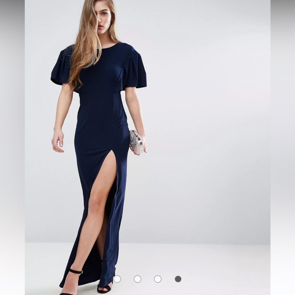 ASOS kimono back strap maxi dress